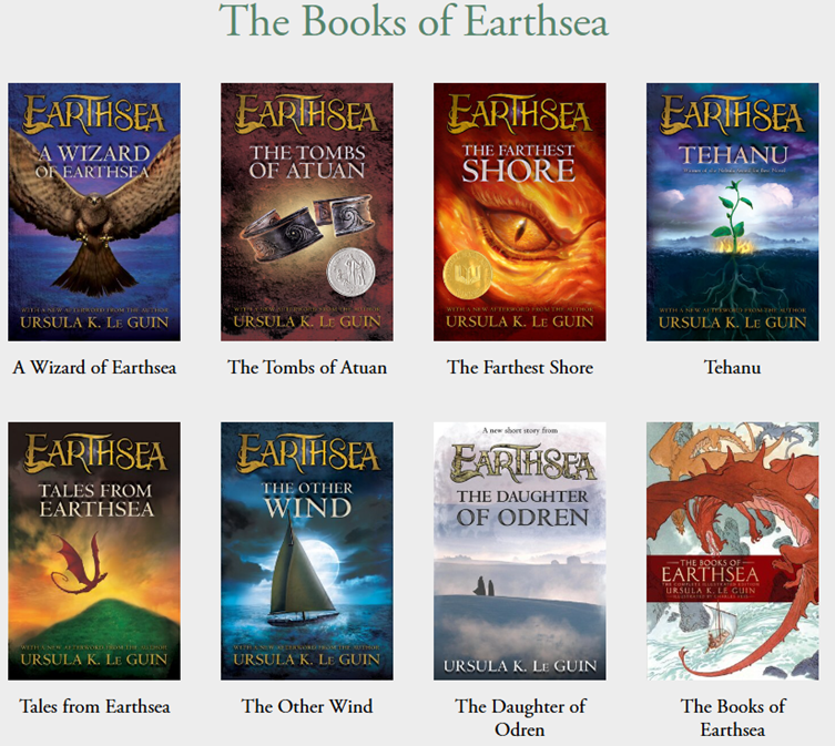 8 of ursulas books